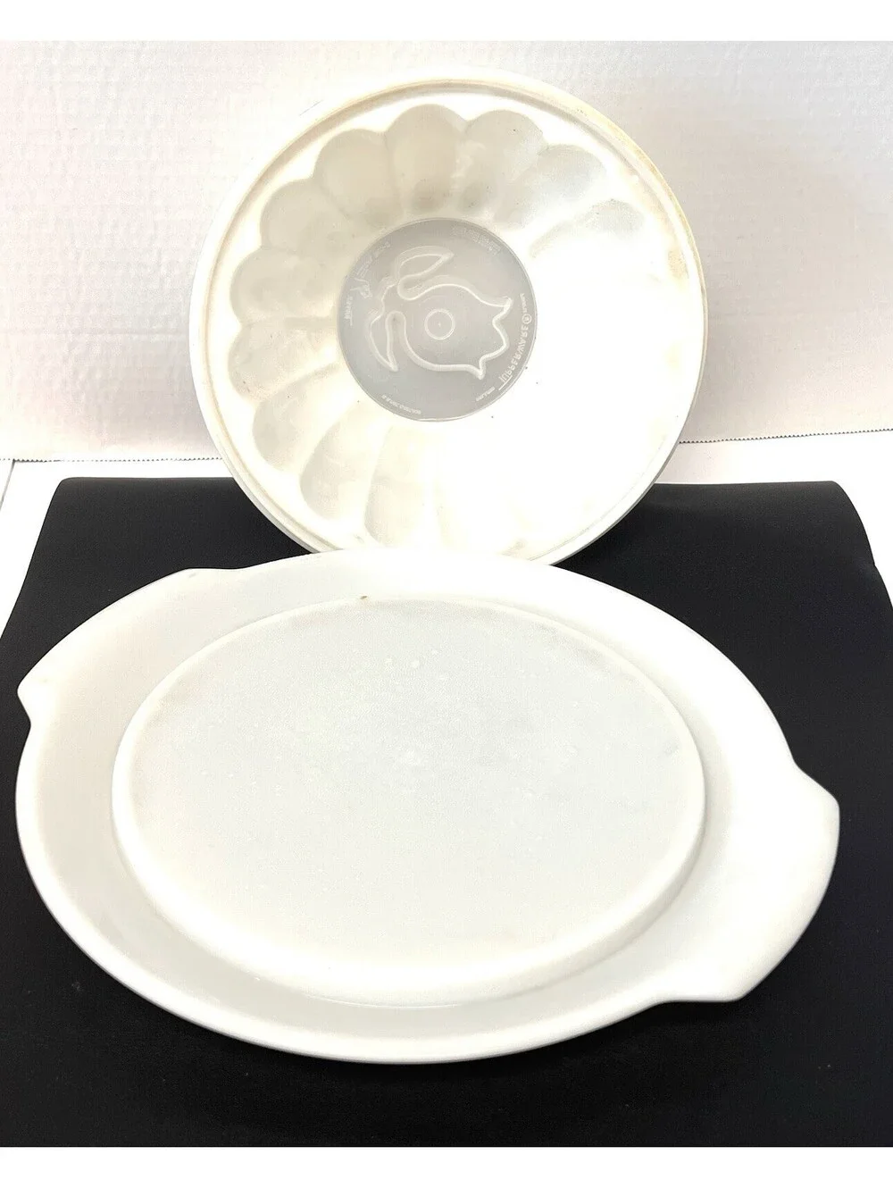 Vintage Tupperware Jel-N-Serve Jello Mold Set With Top Lid & Bottom Tray TULIP